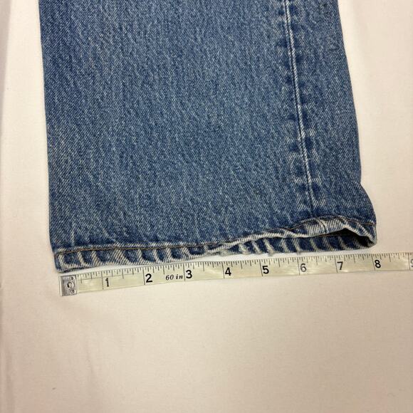 EB Denim Chain Vintage 90s Levi's Jeans Straight Women's Large - Picture 9 of 14